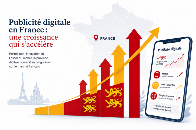 La publicité en ligne franchit 6,7 milliards d&rsquo;euros en France