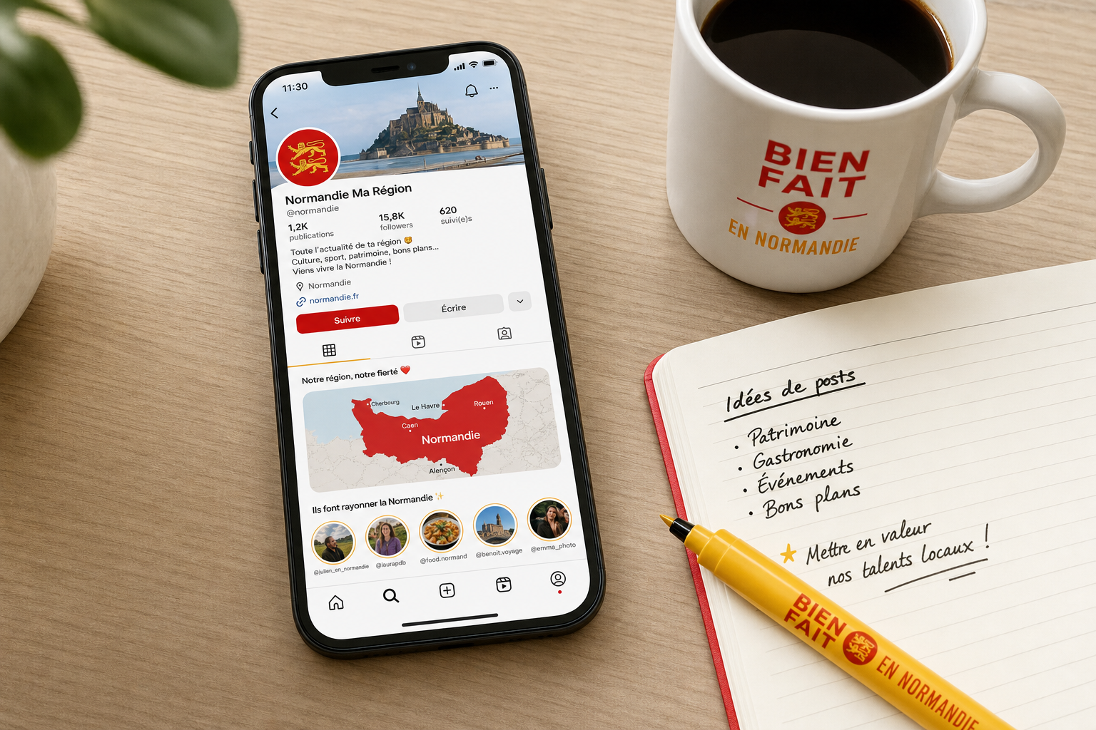 micro influenceurs normandie reseaux