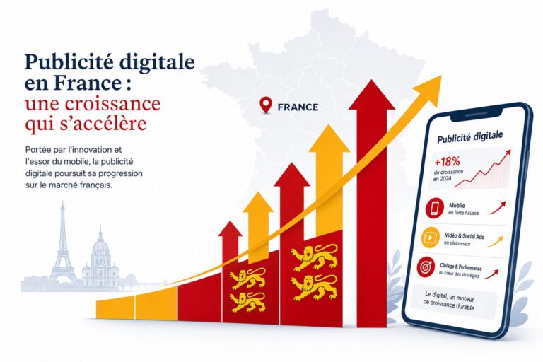 La publicité en ligne franchit 6,7 milliards d&rsquo;euros en France