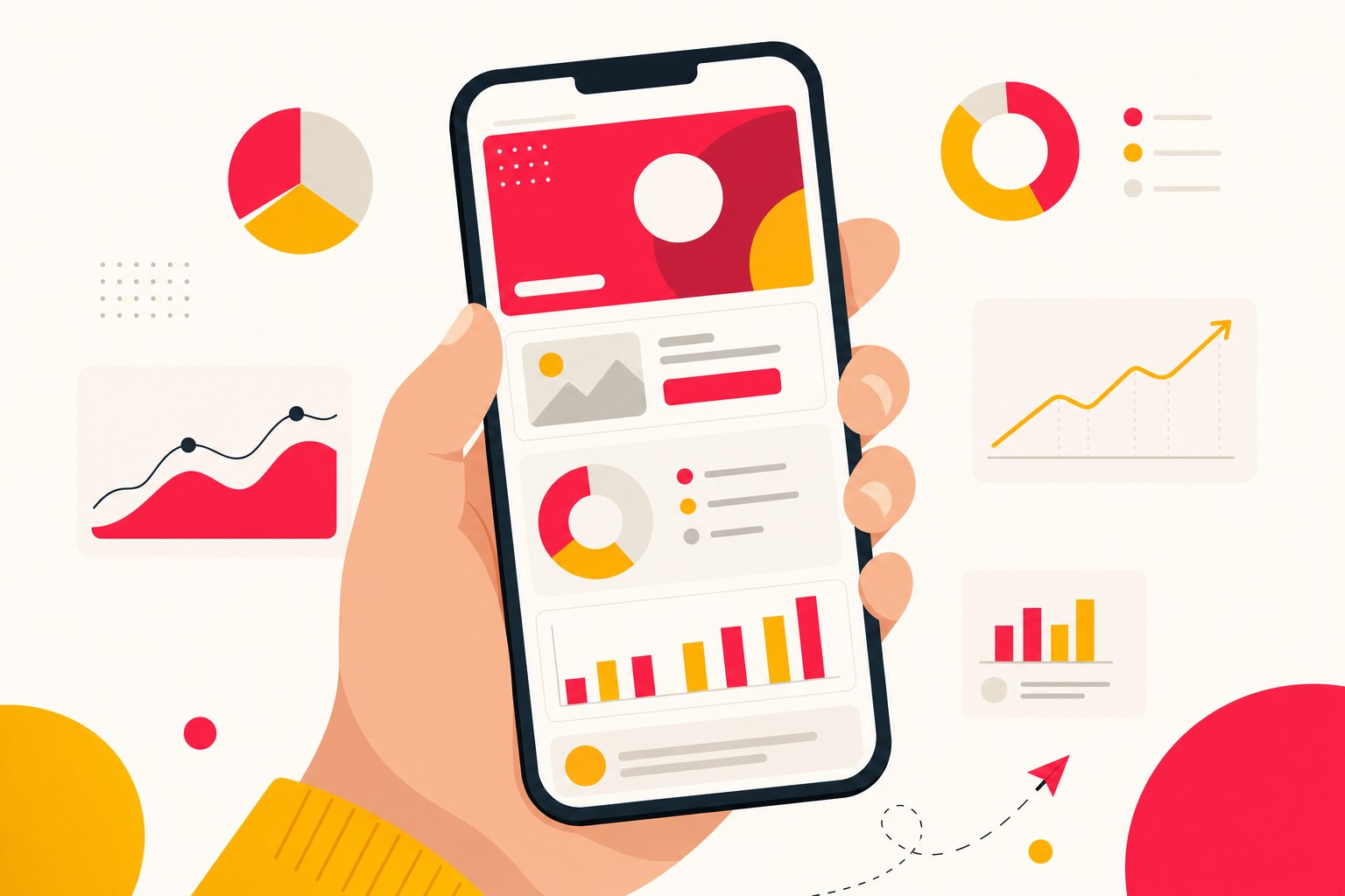 Illustration d'une boutique en ligne avec un curseur et un parcours utilisateur simplifié, symbole de l'ergonomie e-commerce qui améliore la conversion.