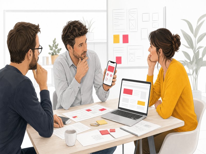 Illustration de l'article « Application mobile pour votre TPE : quand ça se justifie, et quand un site suffi » : Le vrai sujet n’est pas la technologie, c’est l’usage