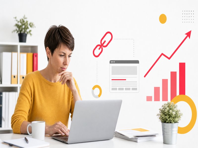 Illustration de l'article « Backlinks et netlinking : le guide complet pour les PME » : 1. Sans backlinks, pas de ranking