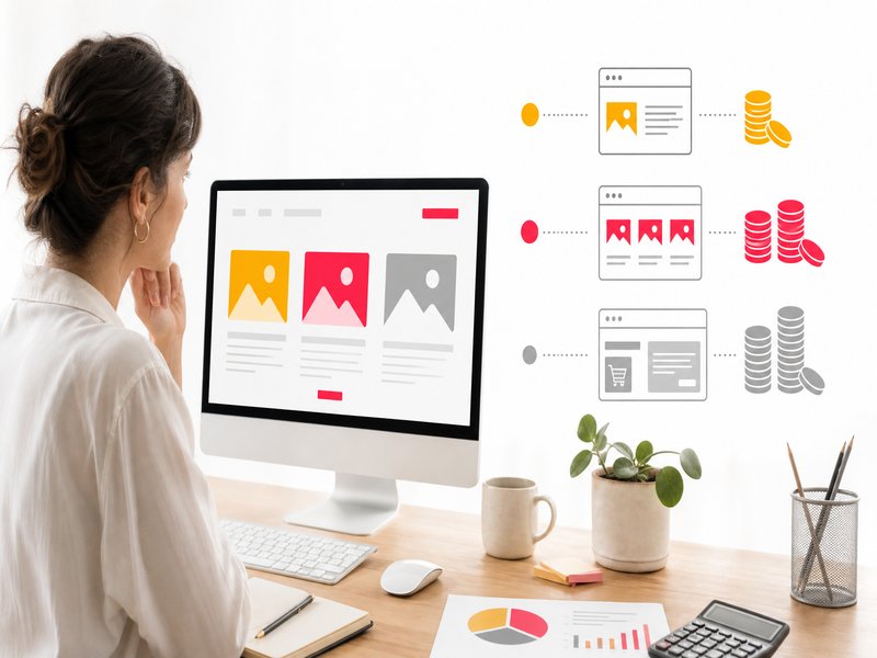 Illustration de l'article « Combien coûte un site internet ? » : Les prix par besoin concret