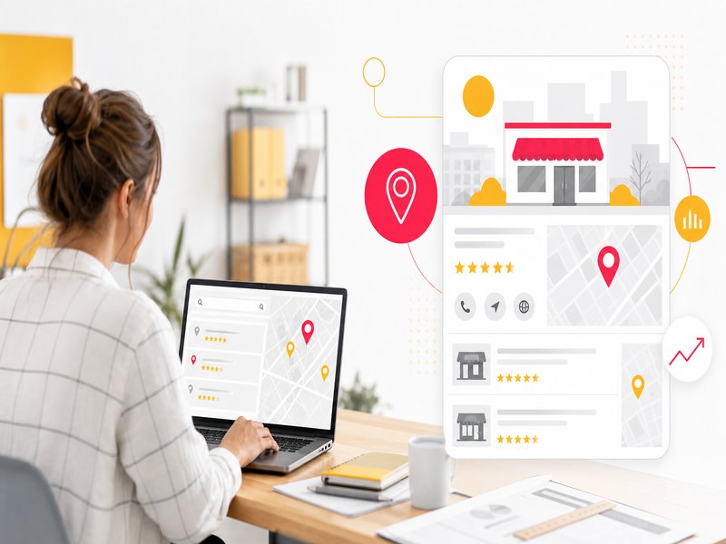 Illustration de l'article « Comment apparaître sur Google ? Le guide complet » : Le pack local : là où tout se joue