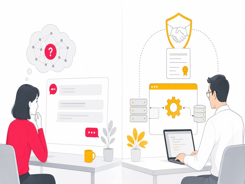 Comparaison chat versus API pour l'utilisation des donnees par les IA : le chat est incertain, l'API est protegee contractuellement