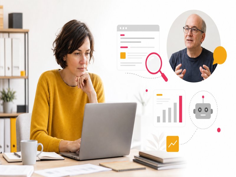 Illustration de l'article « Indexé mais pas classé sur Google : pourquoi et quoi faire » : Ce que dit John Mueller sur les pages indexées sans classement